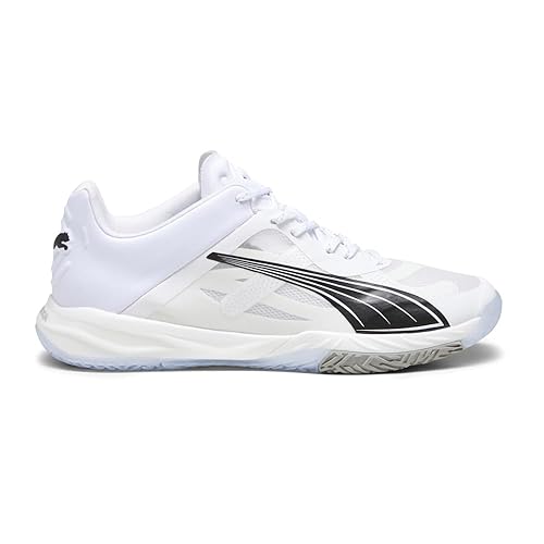 PUMA Mens Accelerate Nitro Sqd Racket Sneakers Shoes - White