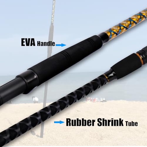 Fiblink Aristocraty Caña de Pescar Surfcasting de Fibra de Carbono y Fibra de Vidrio 12 pies miniatura 6