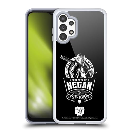 Carcasa antiarañazos para Samsung A13 con diseño de gel flexible de Negan Walking Dead