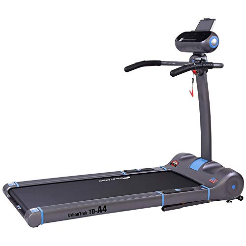 Image of PowerMax Fitness TD-A4 2.5HP (5HP Peak) Pre-installed Motorized Treadmill, Home Use & Semi Automatic Lubrication