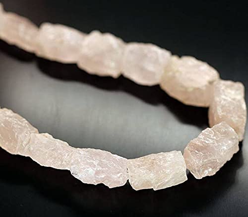 Quartz rose rectangle perles vrac pour atelier de création bijoux bohèmes