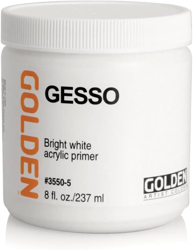 Golden Acrylic Gesso 16oz Jar
