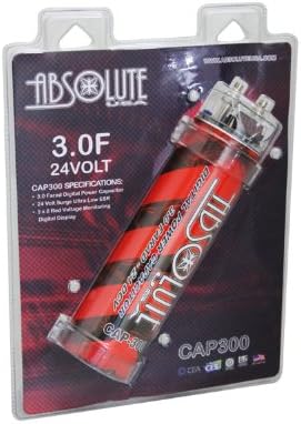 Absolute CAP300R 3.0 Farad 24 Volts Digital Capacitor (Red)
