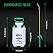 REALWORK 1-Gallon Handheld Tank Sprayer with Easy-Carry Shoulder Strap for Lawn, Garden, Yard, in Translucent White