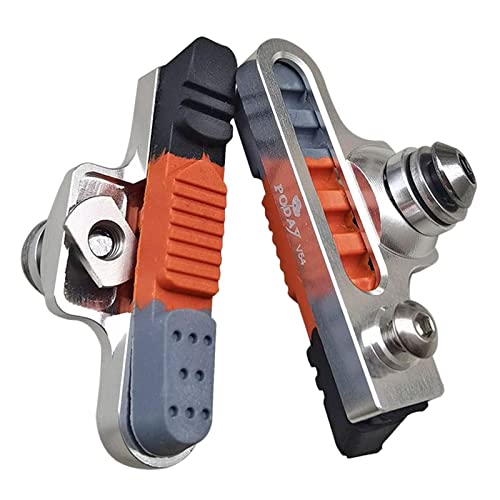 Yiju 55Mm Bike Brake Pads With C Caliper Adapter For Road Bikes 10Mm Extension Compact, Silver #TOP2