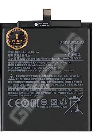 Image of Original BN3A Battery for Redmi Mi Go /BN3A Battery with 1 Year warrenty ****(G117)