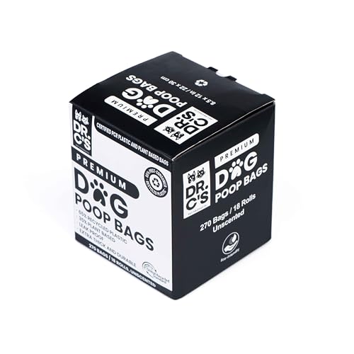 Image of Certified 65% PCR (Post Consumer Recycled) Plastic and 35% Plant Based, ONE OF A KIND, Dog Poop Bags - 120 Bags / 8 Rolls, NO NEW PLASTICS USED, Unscented, Earth Friendly, USA Owned