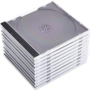 Hama 44744 | CD Jewel Case Single capacity | 5 Pack, Black