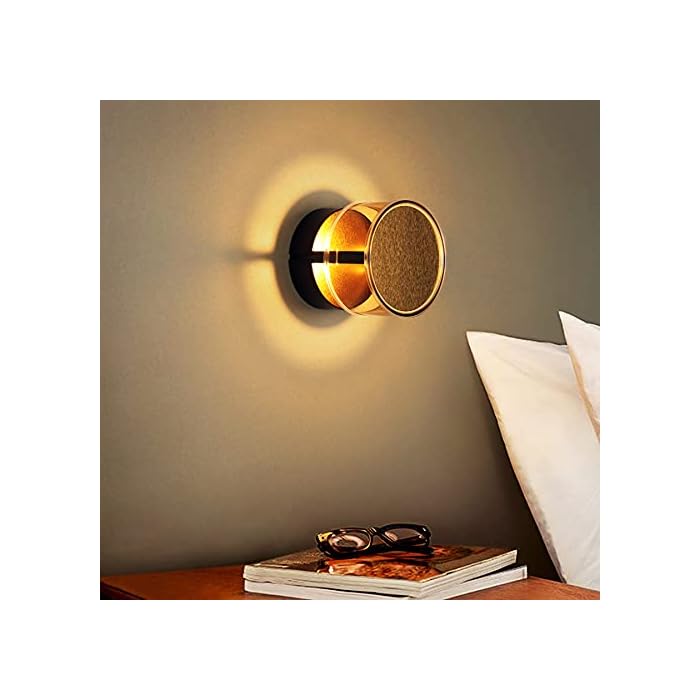 Buy Tubicen LED Dimmable Round Wall Sconce Light, 4W Indoor Wall
