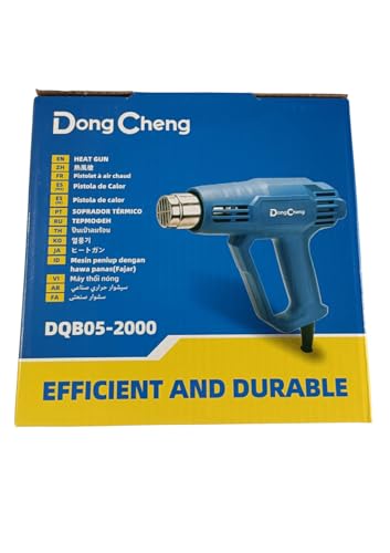 Image of DongCheng Heat Gun DQB05-2000, 2000W High Power, Dual Heating Coil, 3-Gear Temperature & Air Flow Adjustment