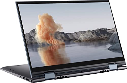 Image of DELL 2022 Inspiron 7415 2-in-1 Touchscreen Laptop, 14 inch Full HD, AMD Ryzen 5 5500U (6-core), 8GB RAM, 512GB PCIe SSD, HDMI, WiFi-6, Webcam, FP Reader, Backlit KB, Windows 11 Home, Blue