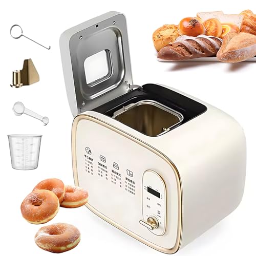 13-In-1 Bread Machine, 600g Fully Automatic Bread Maker, 13 Preset Menus, 15 Hours Reservation, 1 Hour Keeping Warm, Simulated Kiln Heating, Kitchen Toast Baking Machine, Fermentation, Jam,