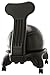 Sierra Comfort Black Plastic Balance Ball Chair with Backrest