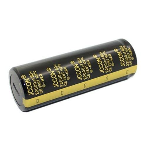 2PC JCCON 22000 uf 80v Audio Amplifier Capacity Filter Capacitor 35x100