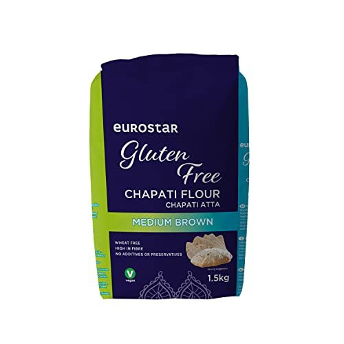 Eurostar Chapati Atta Gluten Free Flour (Brown 1.5kg)
