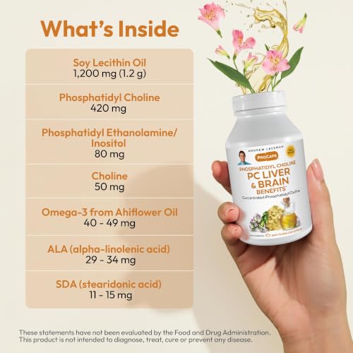 Image of Andrew Lessman ProCaps PC Liver & Brain Benefits 60 Softgels