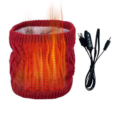Bufanda térmica eléctrica para esquí y nieve con calor ajustable suave 7