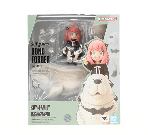 TAMASHII NATIONS Spy x Family figurine S.H. Figuarts Bond Forger with Anya 12 cm, Bunt, 4.9 inches - Image 2