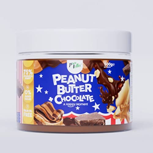 Protella Store - Cremas Proteicas - Peanut Butter Chocolate 500gr - Crema De Cacahuete Con Chocolate Sin Azucares Añadidos Y Sin Aceite De Palma Cover