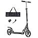 Scooter Monopattino Grande Ruota Monopattino per Adulti, Scooter per Pendolari Pieghevole con Doppia Sospensione e Zaino, Manubrio Regolabile, Regalo Perfetto per La Cerimonia degli Adulti
