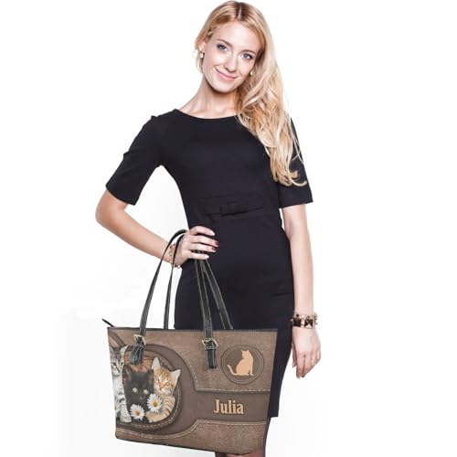 Tuoxiukan Personalized Handbags and Wallet Set for Women Clutch Purse Custom Name Tote Bag Customized Gifts for Mom3