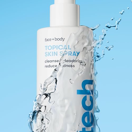 Image of BRIOTECH Topical Skin Spray, Hypochlorous Acid for Sensitive Skin, HOCl Facial Mist, Full Body Support Against Irritation, Calm Redness, Soothe Foot & Scalp, 1 Gallon Refill (4 Pack)