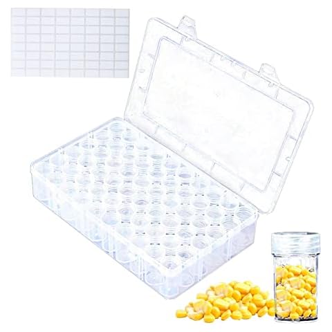 Aibyks Caja de Almacenamiento de Semillas con Tapa Cover