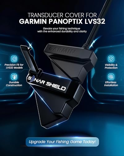 Image of Transducer Cover Compatible with Garmin Panoptix LVS32 (Blue)