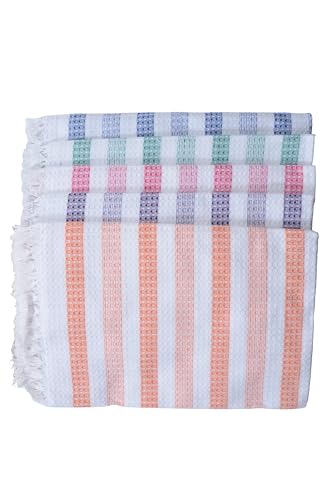 Image of Traditional Thread's 100% Cotton Large Size Bath Towel | Ultra Soft,Quick Dry Towel for Bath, Travel, Gym|Towels for Bath Large Size | Cotton Towel | 30 X 60inch, Set of 5