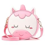 Qiuhome Unicorn Purse for Little Girls Cute Purse Toddler Girls