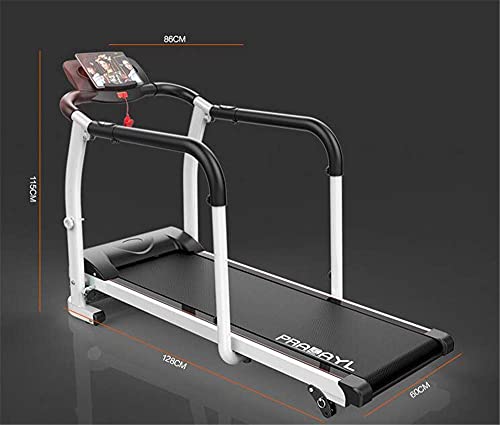 Image of Walking Pad Treadmill for Senior, Foldable Exercise Treadmill with Stable and Safe Structural Design,LCD Display for Elderly, Long Handrail for Balance