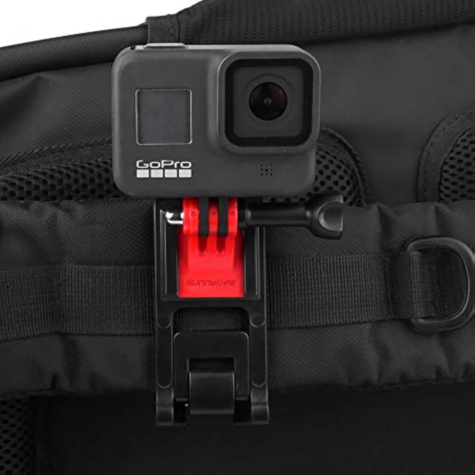 Universal Sports Camera Backpack with Adjustable Clips