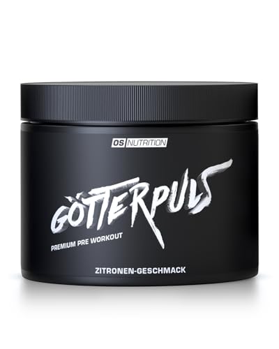 OS NUTRITION Götterpuls Premium Pre Workout Booster Zitrone 308g