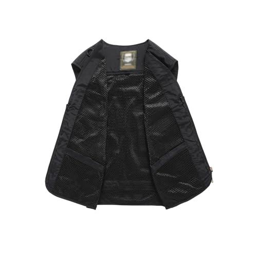 Image of Hbufnha Outdoor Fishing Hunting Vest Multi Pockets Work Cargo Jacket