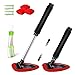 Masthome Brosse de Nettoyage de Voiture, Nettoyage pour Pare-Brise avec Poignée Pivotante à 180 ° et 3 Tampons Lavables, Comprend 1 Brosse de Nettoyage à Double Extrémité pour Grille D'aération