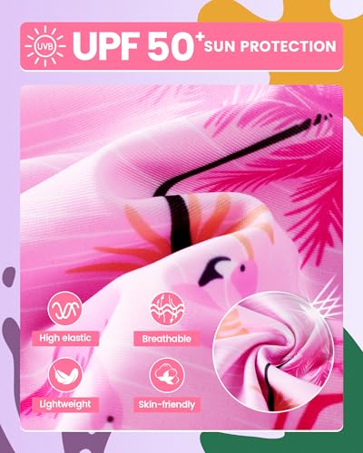 Angel season Girls One Piece Swimsuits Teens Bathing Suit Straps Kids Cute Swimwear with UPF 50+ Daisy Halter Size 7-142