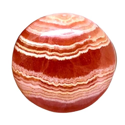 Rhodochrosite ronde 22 mm cabochon en vrac pour création pendentif et collier