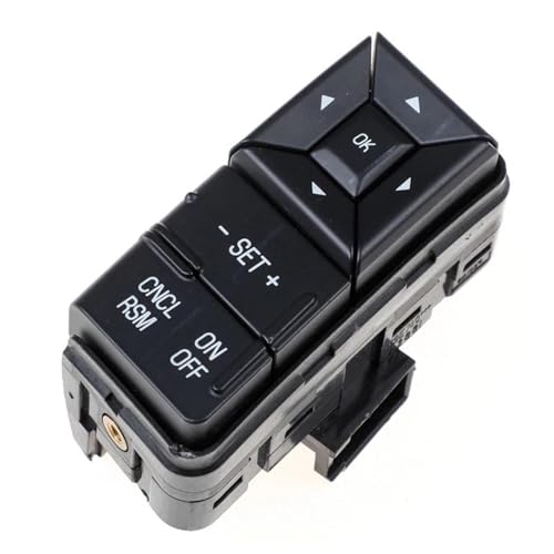 Image of FUNFOB Car Steering Column Switches FL1T-9E740-CBW FL1T9E740CBW Cruise Switch Multifunction Steering Wheel Switch Volume Button Switch Steering Column Indicator