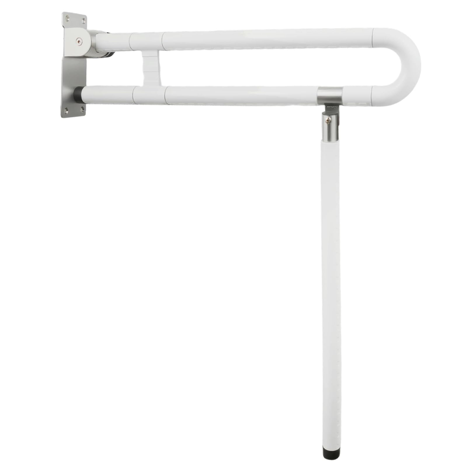 Barre d'appui toilettes pliable pour sécuriser l'accès PMR et seniors