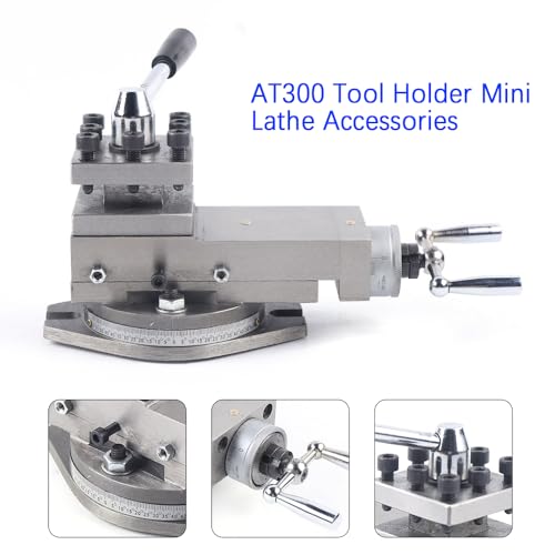AT300 soporte universal para torno, 80mm miniatura 3