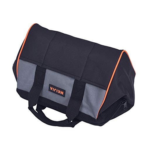 MEIJIA Tool Bags Waterproof Multi-Compartment Pocket Tradesman's Wide Mouth Storage Tool Bag,Fit for Home,Workshop,Job Site (13"L x 8.66"W x 10.23"H) by MEIJIA - Image 4