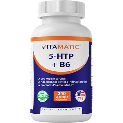 Vitamatic 5-HTP 200mg with B6 Cover