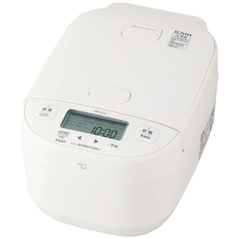 Amazon | 象印マホービン 炊飯器 5.5合 ホワイト NW-YC10-WA | 象印