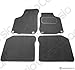 Price comparison product image Carsio Tailored Black Carpet Car Mats for Golf MK4 / Beetle (round clip) - 4 Piece Set With 4 Clips