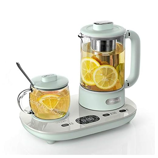 Vattenkokare, glasvattenkokare och vattenpanna Variabel temperaturkontroll Tevärmare med LED-indikatorljusbyte Automatisk avstängning, BPA-fri