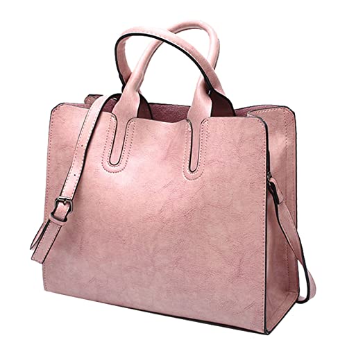 Sac à bandoulière grande capacité tendance couleur unie zippé pour femme RD2