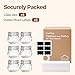 ComSaf Airtight Glass Jars with Lids 17oz Small Food Storage Container Set of 6 - Airtight Canister with Clear Preserving Seal Wire Clip Fastening for Kitchen Canning Pickling Mason jars