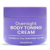 Belly Firming Cream, Overnight Toning Body Cream - Skin Tightening & Cellulite Cream for Stomach, Thighs & Butt, Moisturizing Lifting Firming Lotion for Women - 6.8 Fl