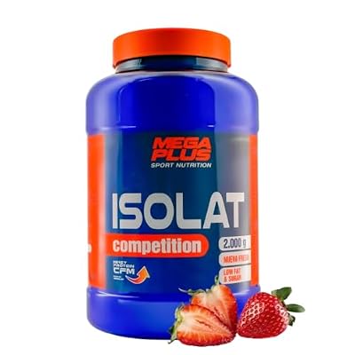 Proteina – Isolate Competition – Mega Plus – CFM – Protein Pura en Polvo – Isolate 100% – Promiko – Proteina de Competicion Para Deportistas de Elite (Fresa, 2 Kg)