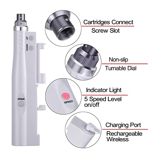 Microneedling-Pen-URYOUTH-with-Replacements-DermaSkinPenMicroneedles-Pen-Kit-for-Face-and-Body-off-white